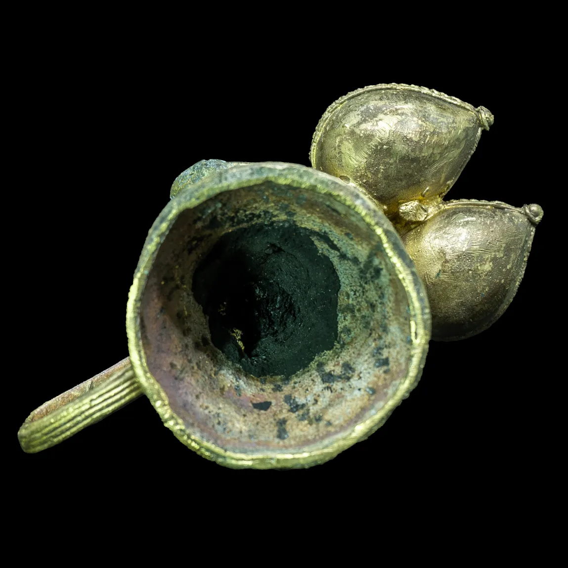 Oil lamp dokra for puja MollisArts